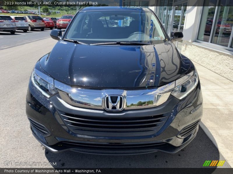 Crystal Black Pearl / Black 2019 Honda HR-V LX AWD