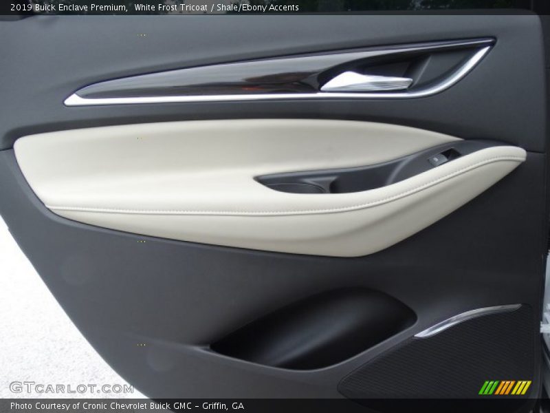 White Frost Tricoat / Shale/Ebony Accents 2019 Buick Enclave Premium