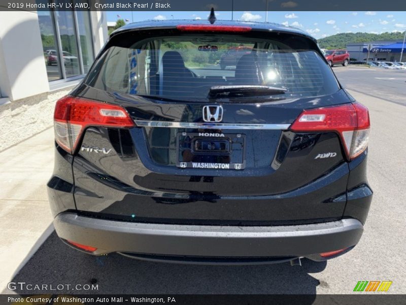 Crystal Black Pearl / Black 2019 Honda HR-V LX AWD