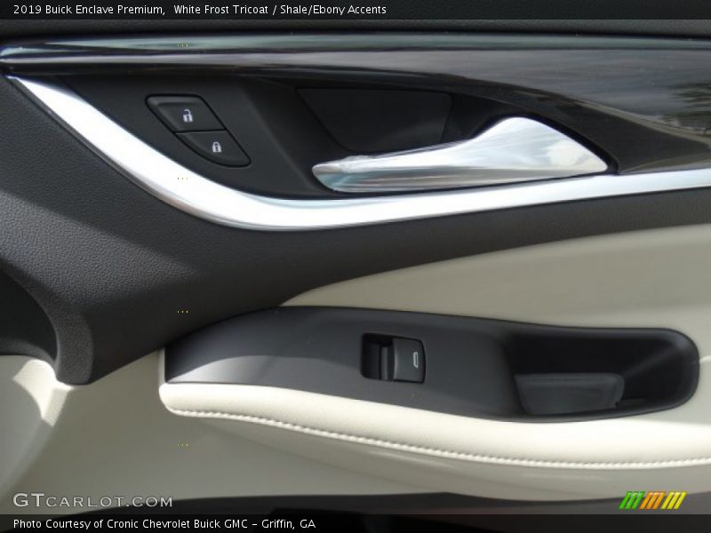 White Frost Tricoat / Shale/Ebony Accents 2019 Buick Enclave Premium