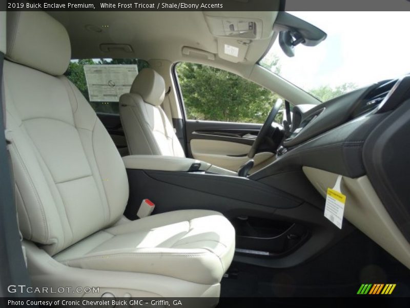 White Frost Tricoat / Shale/Ebony Accents 2019 Buick Enclave Premium