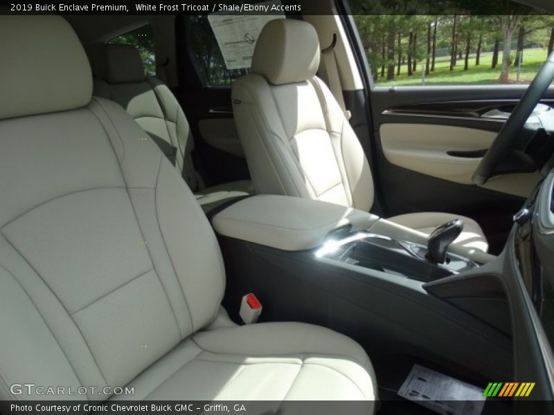 White Frost Tricoat / Shale/Ebony Accents 2019 Buick Enclave Premium