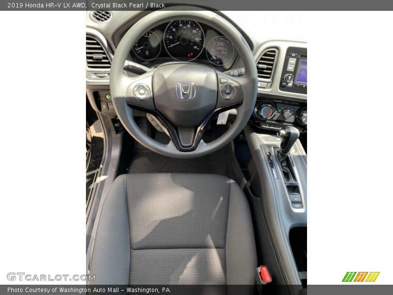 Crystal Black Pearl / Black 2019 Honda HR-V LX AWD