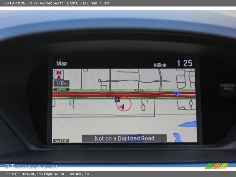 Crystal Black Pearl / Red 2019 Acura TLX V6 A-Spec Sedan