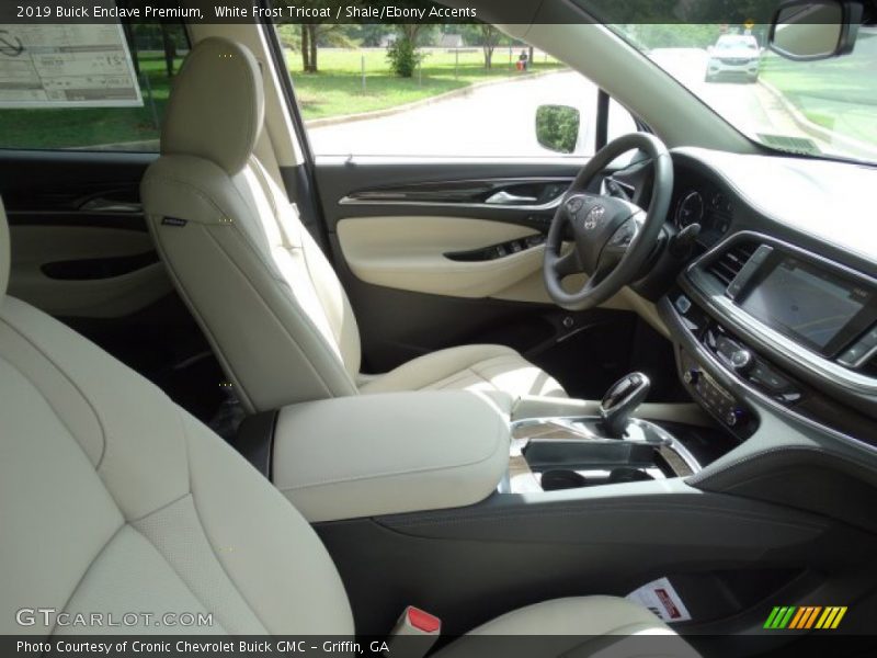 White Frost Tricoat / Shale/Ebony Accents 2019 Buick Enclave Premium