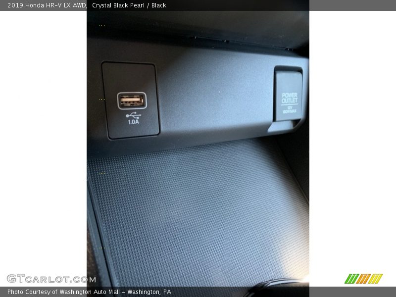 Crystal Black Pearl / Black 2019 Honda HR-V LX AWD