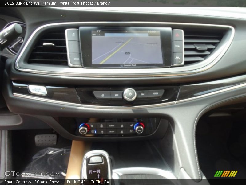 White Frost Tricoat / Brandy 2019 Buick Enclave Premium