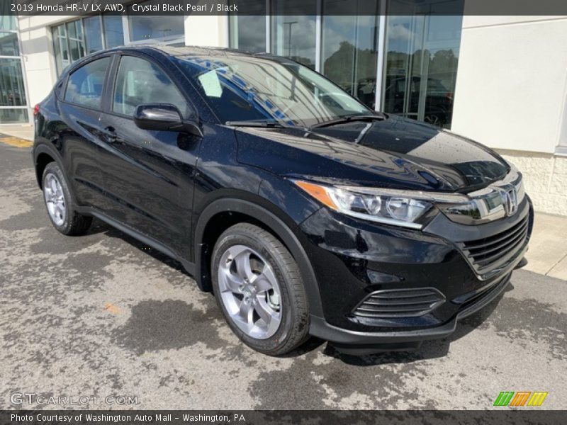 Crystal Black Pearl / Black 2019 Honda HR-V LX AWD
