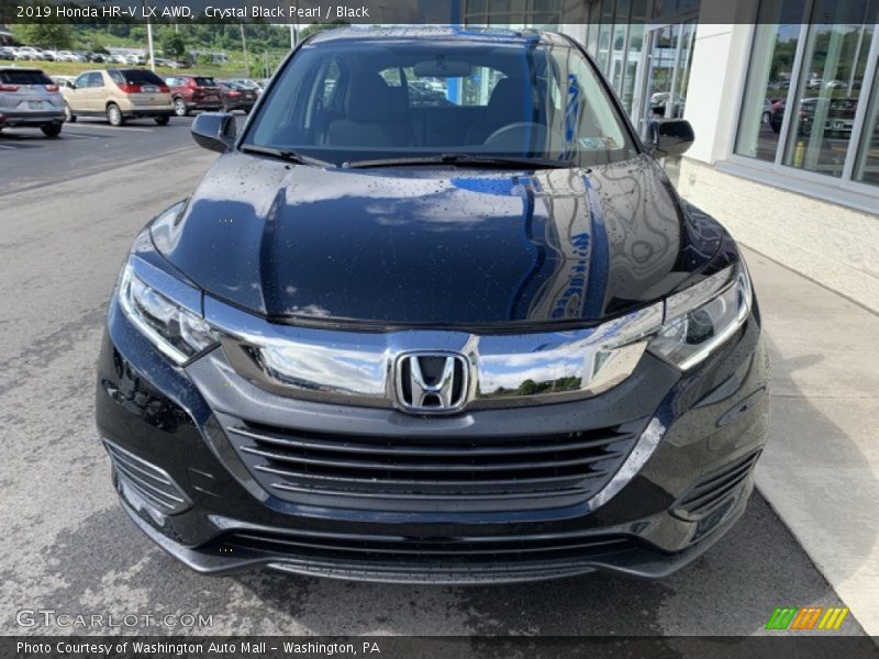 Crystal Black Pearl / Black 2019 Honda HR-V LX AWD