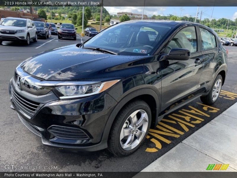 Crystal Black Pearl / Black 2019 Honda HR-V LX AWD