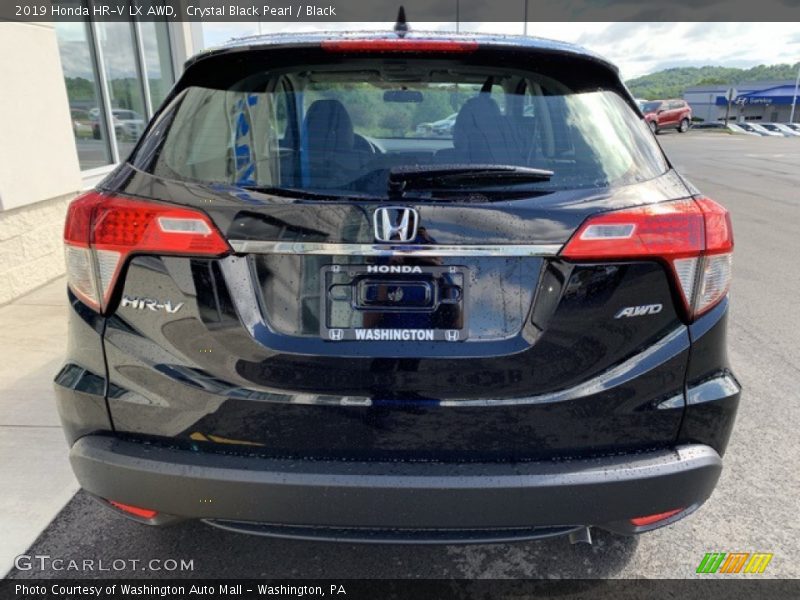 Crystal Black Pearl / Black 2019 Honda HR-V LX AWD