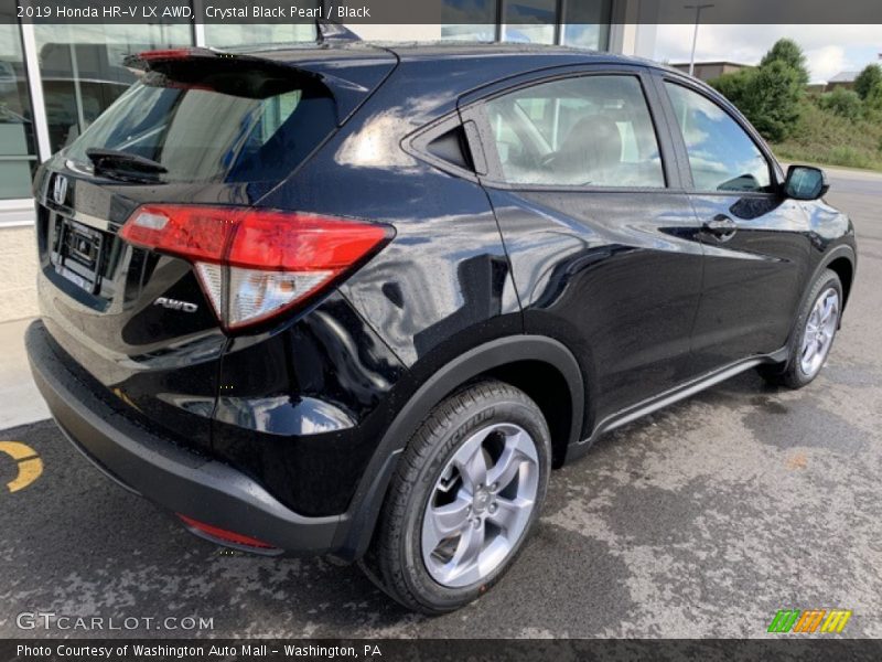 Crystal Black Pearl / Black 2019 Honda HR-V LX AWD