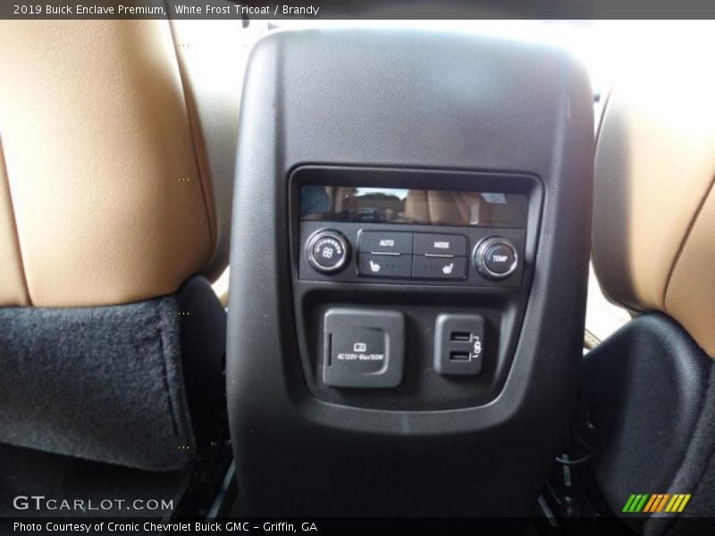 White Frost Tricoat / Brandy 2019 Buick Enclave Premium