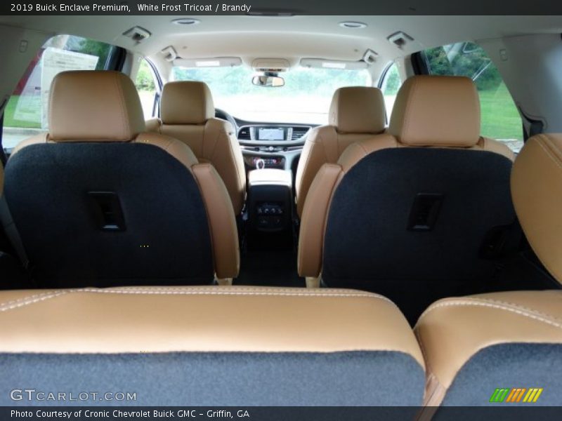 White Frost Tricoat / Brandy 2019 Buick Enclave Premium