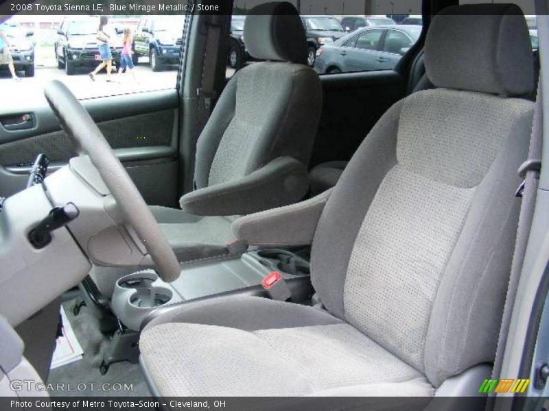 Blue Mirage Metallic / Stone 2008 Toyota Sienna LE