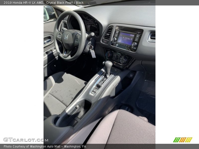 Crystal Black Pearl / Black 2019 Honda HR-V LX AWD