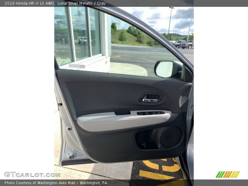 Lunar Silver Metallic / Gray 2019 Honda HR-V LX AWD