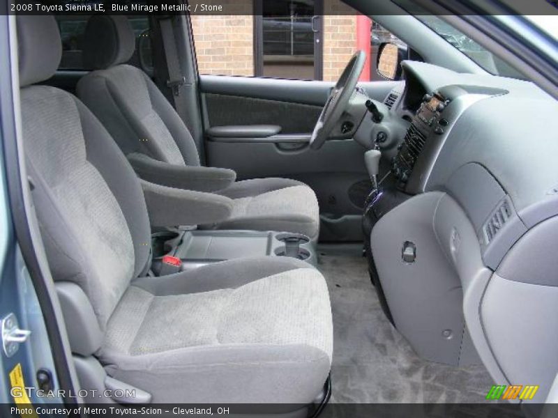 Blue Mirage Metallic / Stone 2008 Toyota Sienna LE