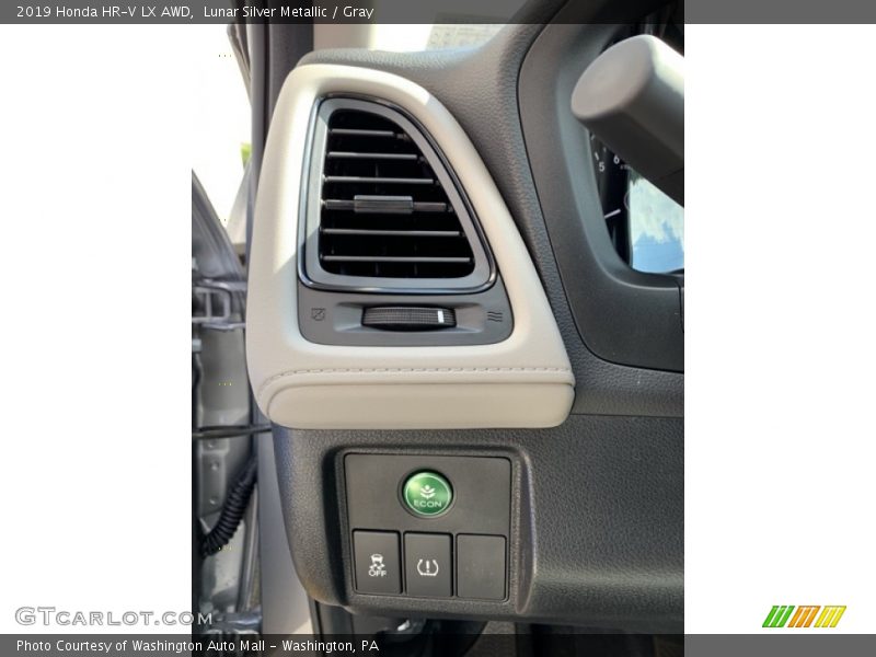 Lunar Silver Metallic / Gray 2019 Honda HR-V LX AWD