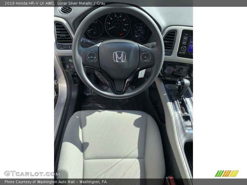 Lunar Silver Metallic / Gray 2019 Honda HR-V LX AWD
