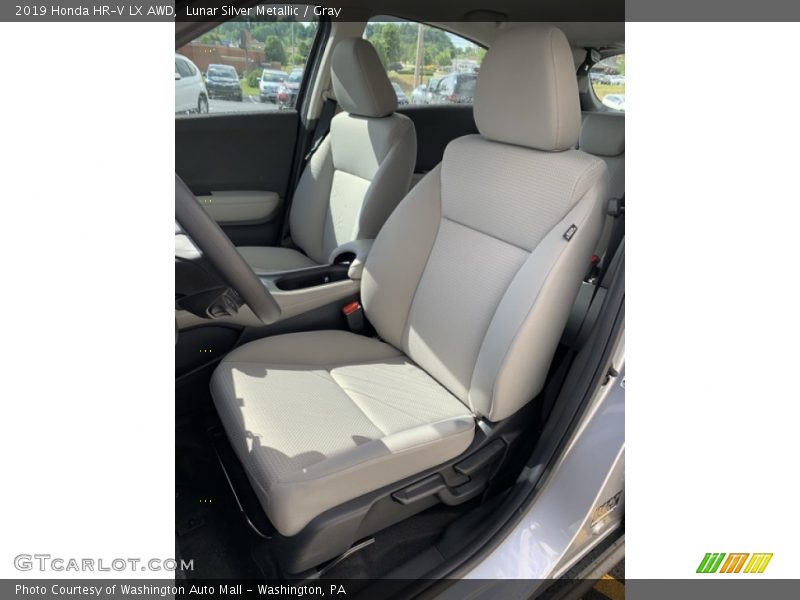 Lunar Silver Metallic / Gray 2019 Honda HR-V LX AWD