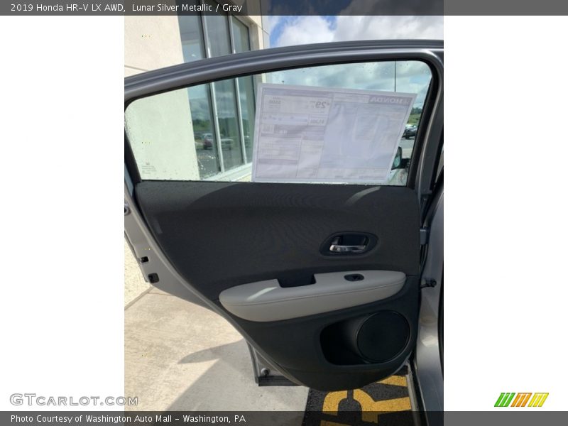Lunar Silver Metallic / Gray 2019 Honda HR-V LX AWD
