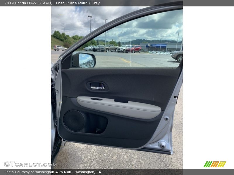 Lunar Silver Metallic / Gray 2019 Honda HR-V LX AWD