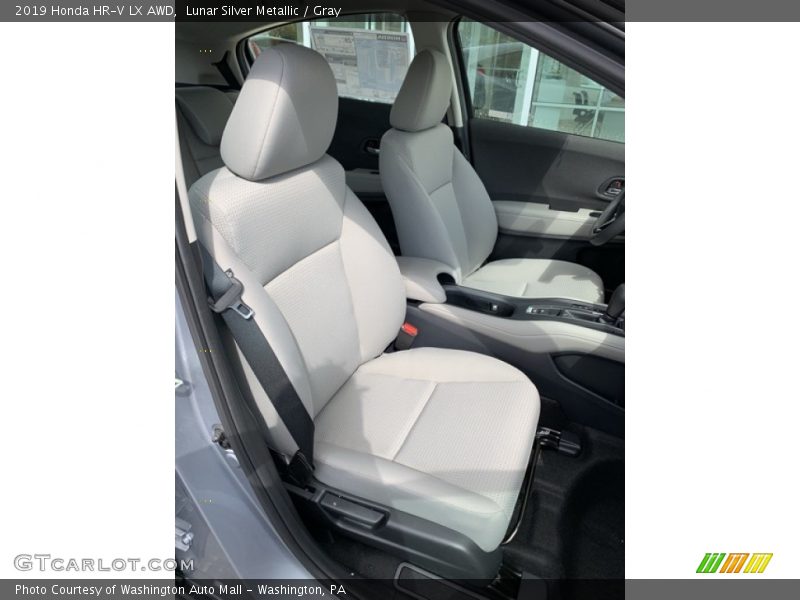 Lunar Silver Metallic / Gray 2019 Honda HR-V LX AWD