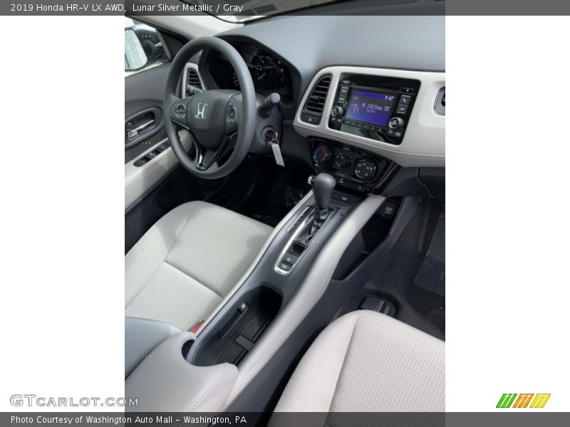 Lunar Silver Metallic / Gray 2019 Honda HR-V LX AWD