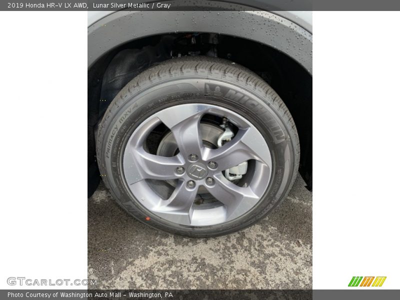 Lunar Silver Metallic / Gray 2019 Honda HR-V LX AWD