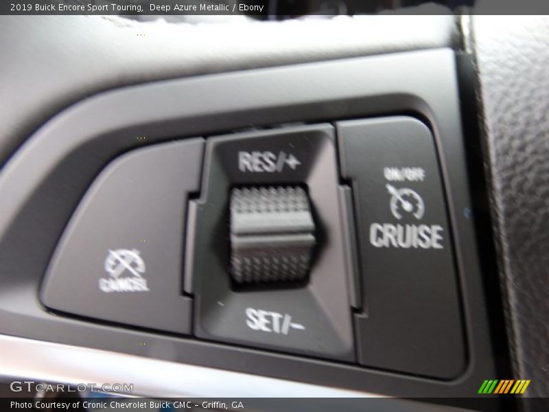 Deep Azure Metallic / Ebony 2019 Buick Encore Sport Touring