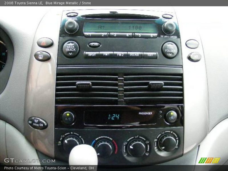Blue Mirage Metallic / Stone 2008 Toyota Sienna LE