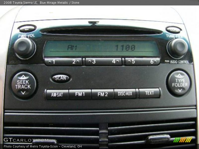 Blue Mirage Metallic / Stone 2008 Toyota Sienna LE
