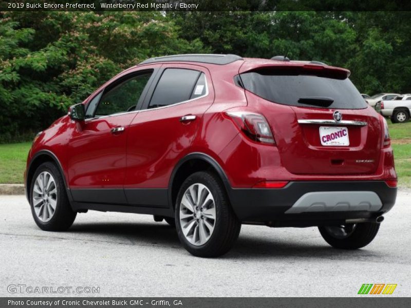 Winterberry Red Metallic / Ebony 2019 Buick Encore Preferred