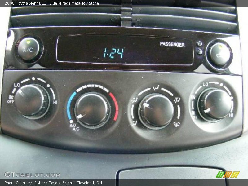 Blue Mirage Metallic / Stone 2008 Toyota Sienna LE