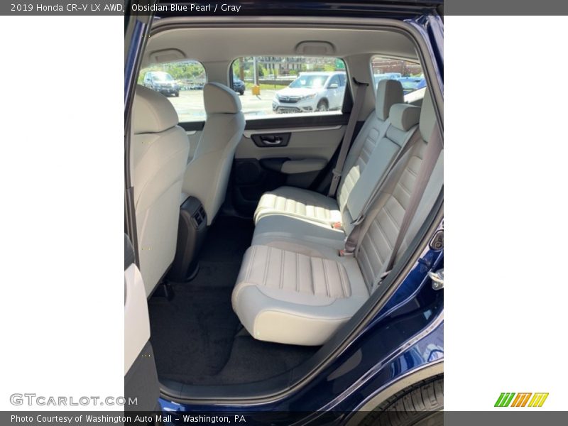 Obsidian Blue Pearl / Gray 2019 Honda CR-V LX AWD