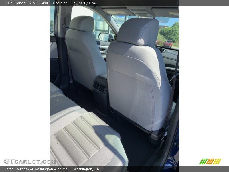 Obsidian Blue Pearl / Gray 2019 Honda CR-V LX AWD