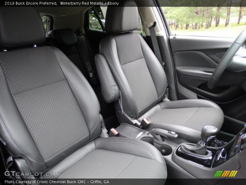 Front Seat of 2019 Encore Preferred