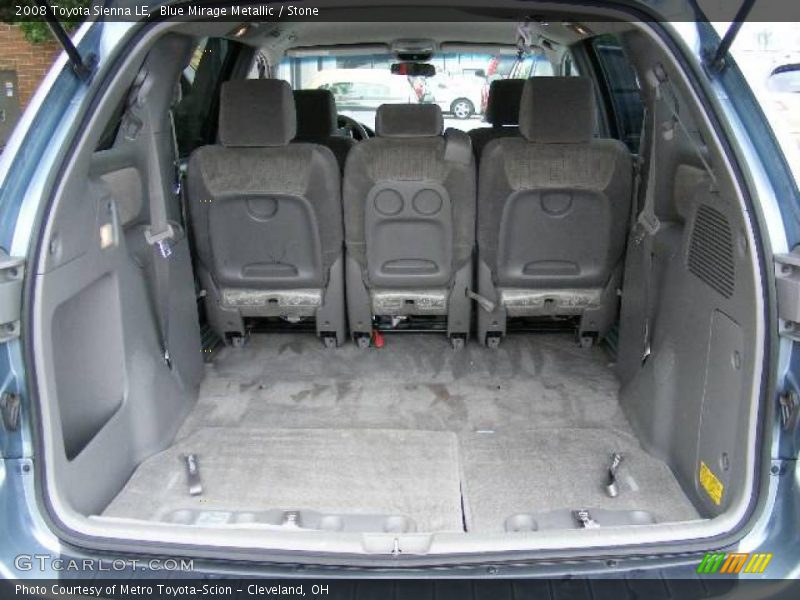Blue Mirage Metallic / Stone 2008 Toyota Sienna LE