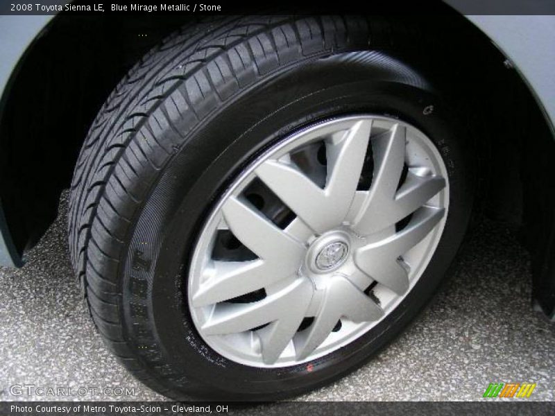 Blue Mirage Metallic / Stone 2008 Toyota Sienna LE