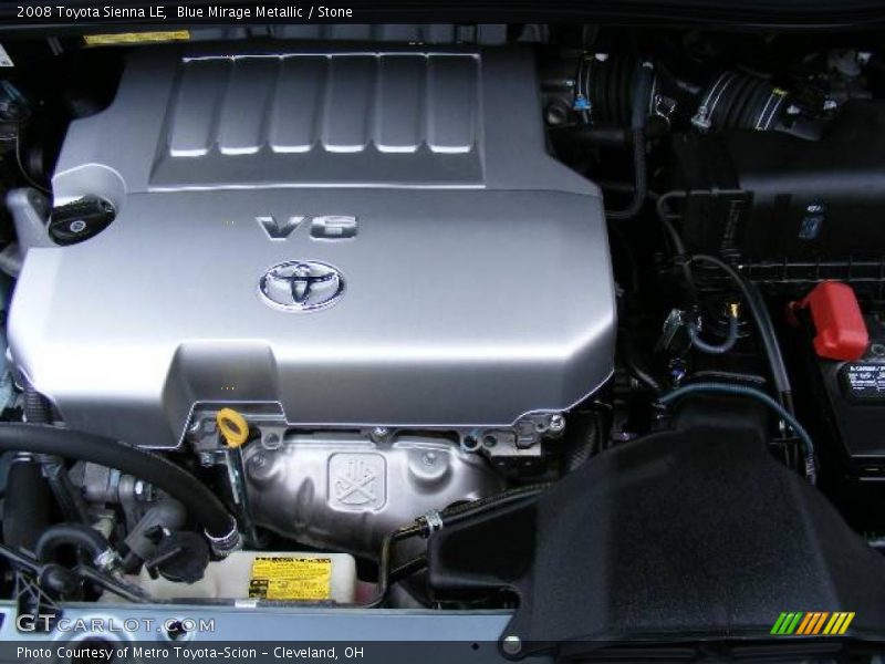 Blue Mirage Metallic / Stone 2008 Toyota Sienna LE