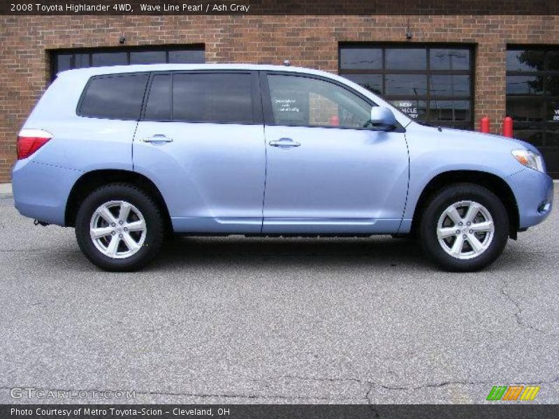 Wave Line Pearl / Ash Gray 2008 Toyota Highlander 4WD
