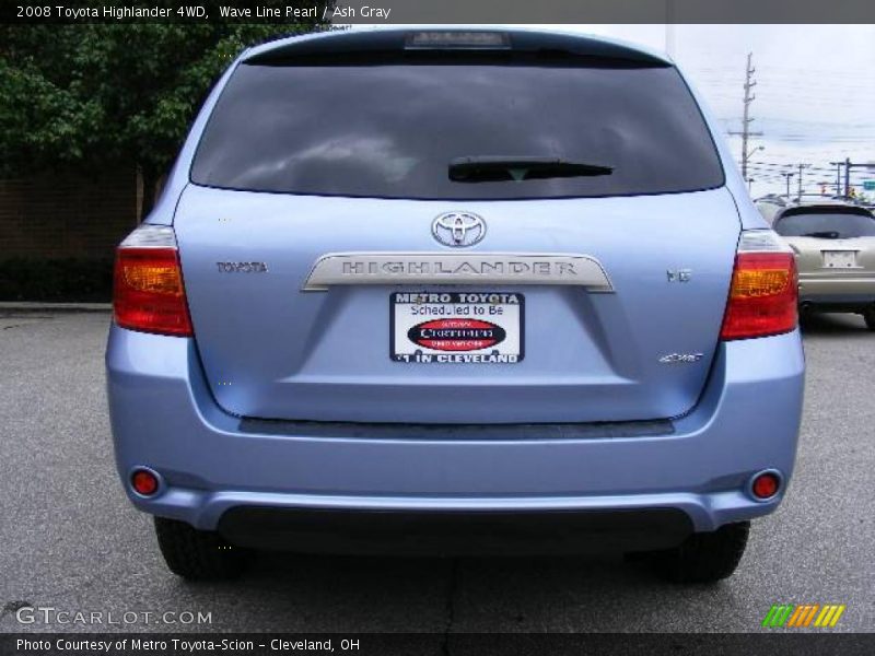 Wave Line Pearl / Ash Gray 2008 Toyota Highlander 4WD