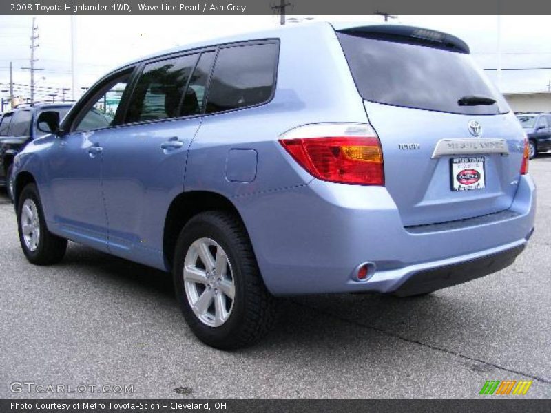 Wave Line Pearl / Ash Gray 2008 Toyota Highlander 4WD