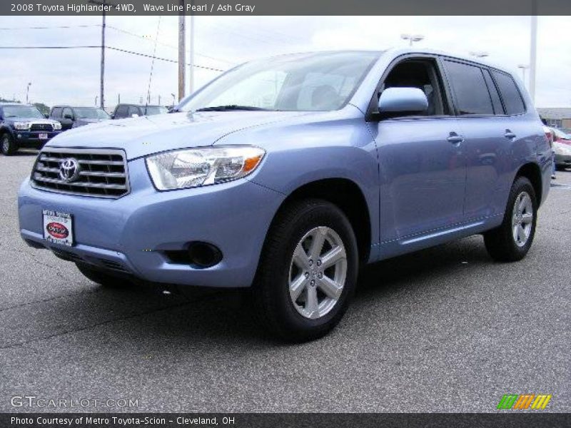 Wave Line Pearl / Ash Gray 2008 Toyota Highlander 4WD