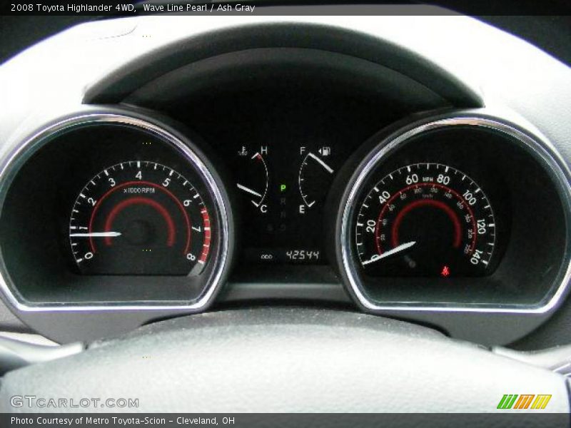 Wave Line Pearl / Ash Gray 2008 Toyota Highlander 4WD