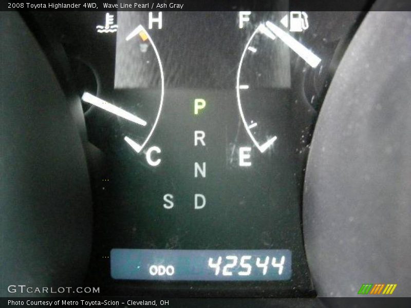 Wave Line Pearl / Ash Gray 2008 Toyota Highlander 4WD