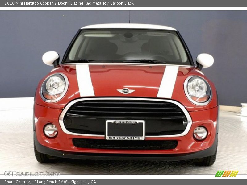 Blazing Red Metallic / Carbon Black 2016 Mini Hardtop Cooper 2 Door