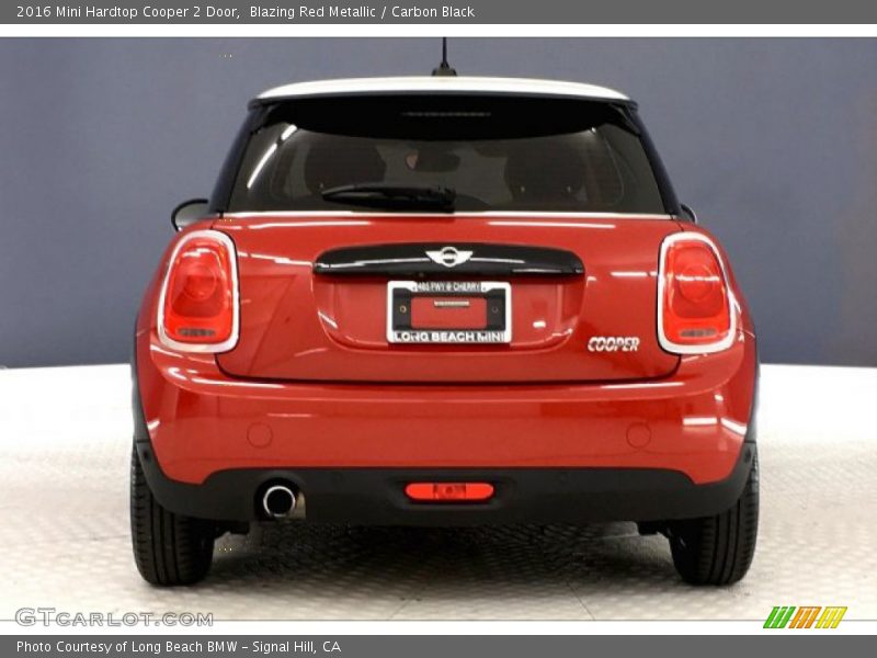 Blazing Red Metallic / Carbon Black 2016 Mini Hardtop Cooper 2 Door