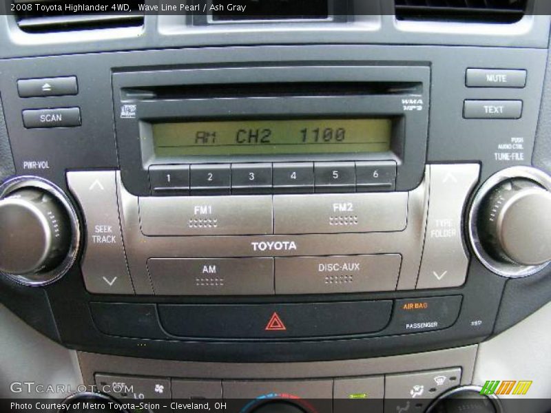 Wave Line Pearl / Ash Gray 2008 Toyota Highlander 4WD